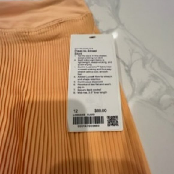 BRAND NEW - Lululemon - Mesh Pleats Mid-Rise Mini Tennis Skirt - Picture 2 of 3